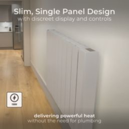 Masterplug Comfort 1500W Oil Wall-Mounted Oil-Filled Radiator White