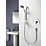Triton Vitino Mini Rear-Fed Concealed/Exposed Chrome Thermostatic Mixer Shower
