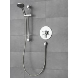Triton Vitino Mini Rear-Fed Concealed/Exposed Chrome Thermostatic Mixer Shower