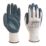Site  Nitrile Coated Gloves White/Blue Medium