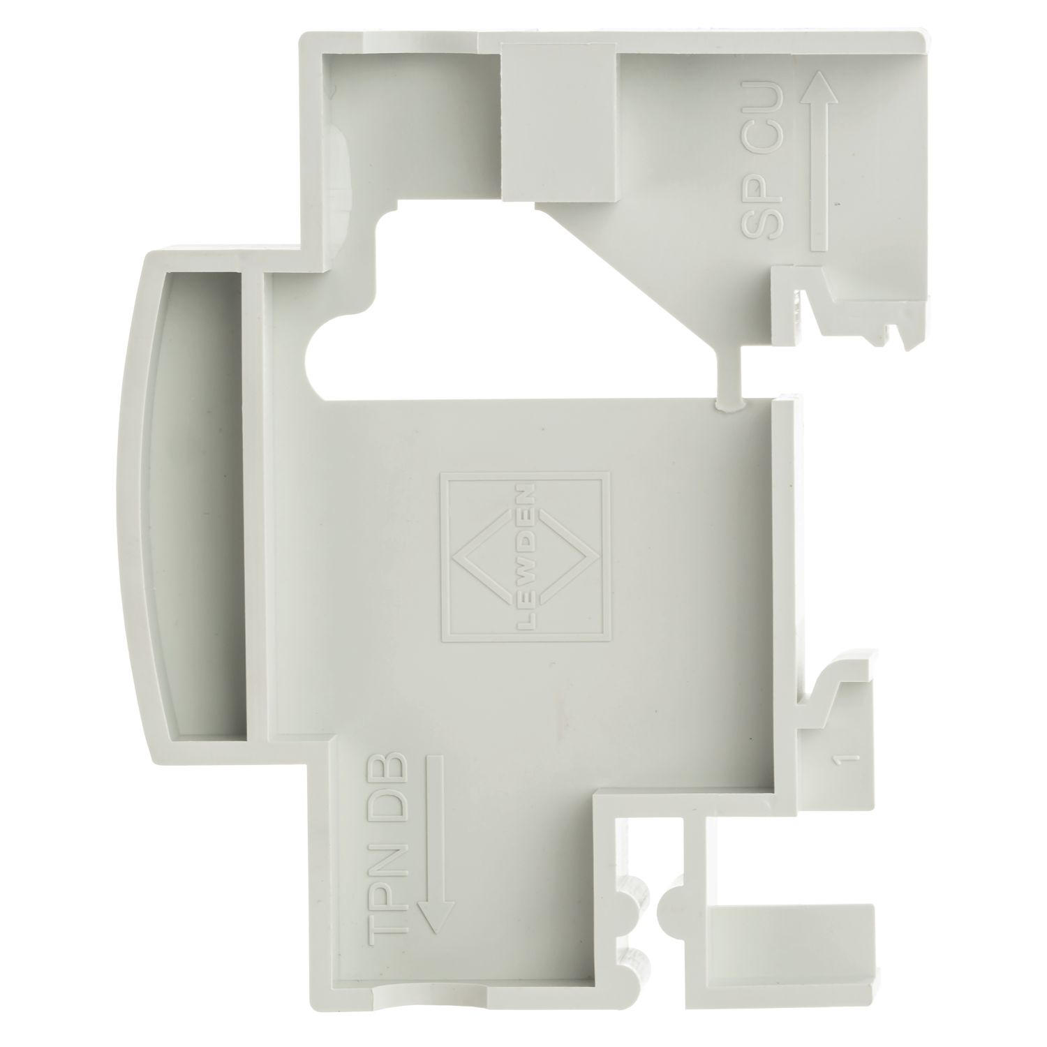 Lewden MFDRB ABS Plastic Consumer Unit Blank (334HM)