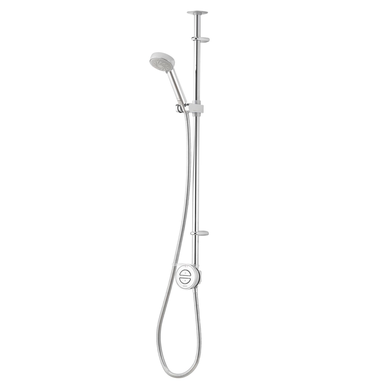 Aqualisa Smart Link HP/Combi Ceiling-Fed Chrome Thermostatic Shower (334JK)
