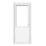 Crystal  1-Panel 1-Clear Light Left-Handed White uPVC Back Door 2090mm x 840mm