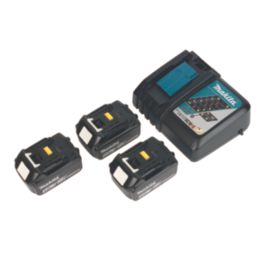 Makita DLX4137TX1 18V 3 x 5.0Ah Li-Ion LXT  Cordless 4-Piece Kit