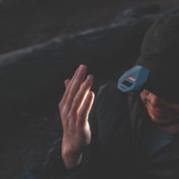 Nebo Einstein Cap 100 Rechargeable LED Cap Light Grey 100lm