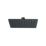 Iowa HP/Combi Flexible Concealed Matt Black Thermostatic Square Concealed Shower Mixer with Riser Handset & Overhead Outlet