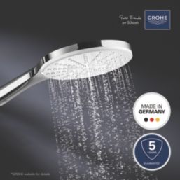 Grohe Rainshower SmartActive Handset Chrome/White 150mm x 187mm