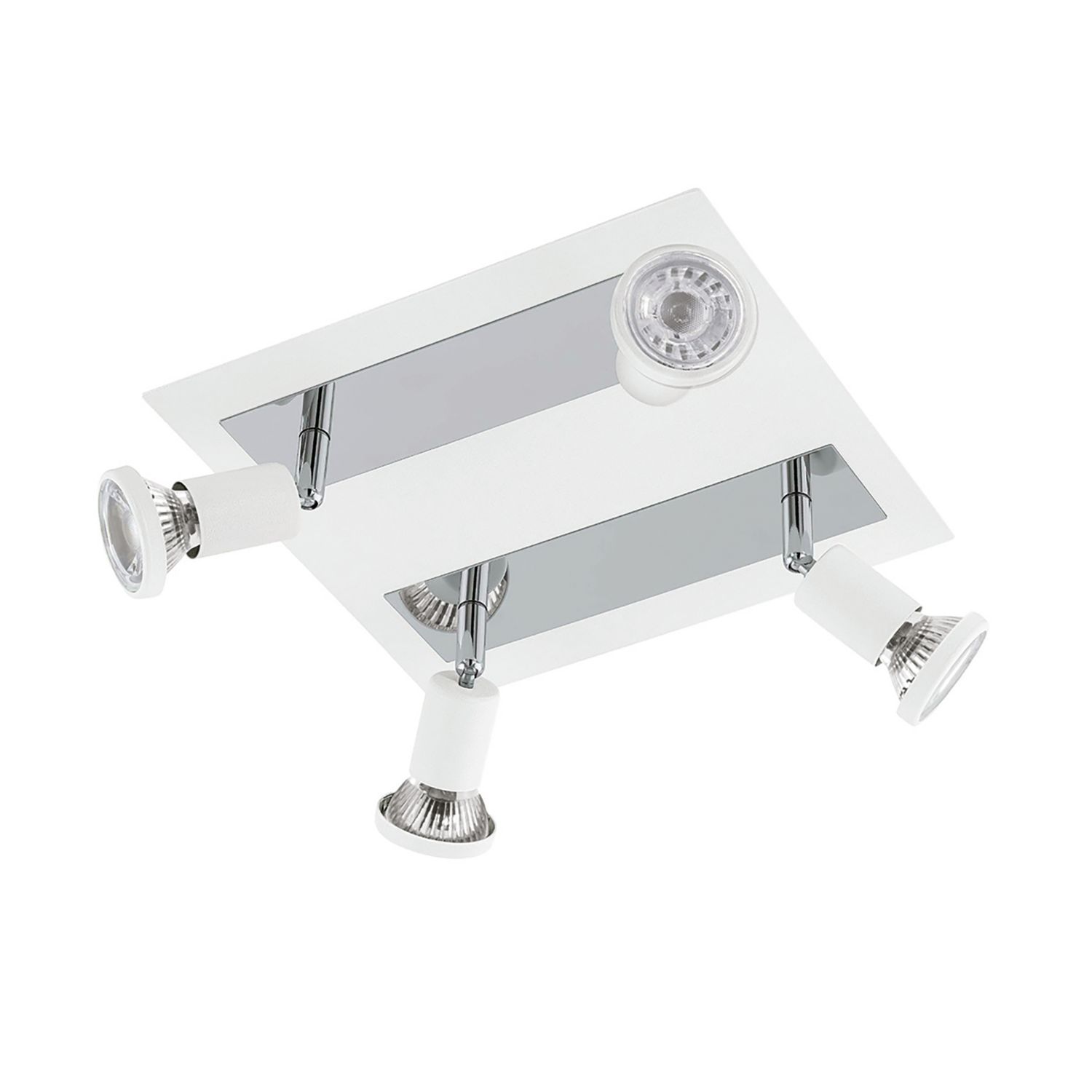 Eglo Sarria LED 4-Spot Ceiling Light White 5W 345lm (334PL)