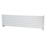 Ximax Fortuna 410mm x 1500mm 2300BTU White Horizontal Designer Radiator