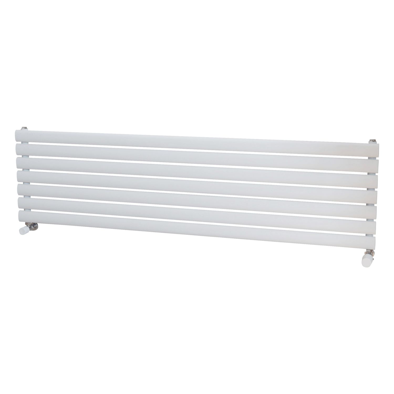 Ximax Fortuna 410mm x 1500mm 2300BTU White Horizontal Designer Radiator (334TR)