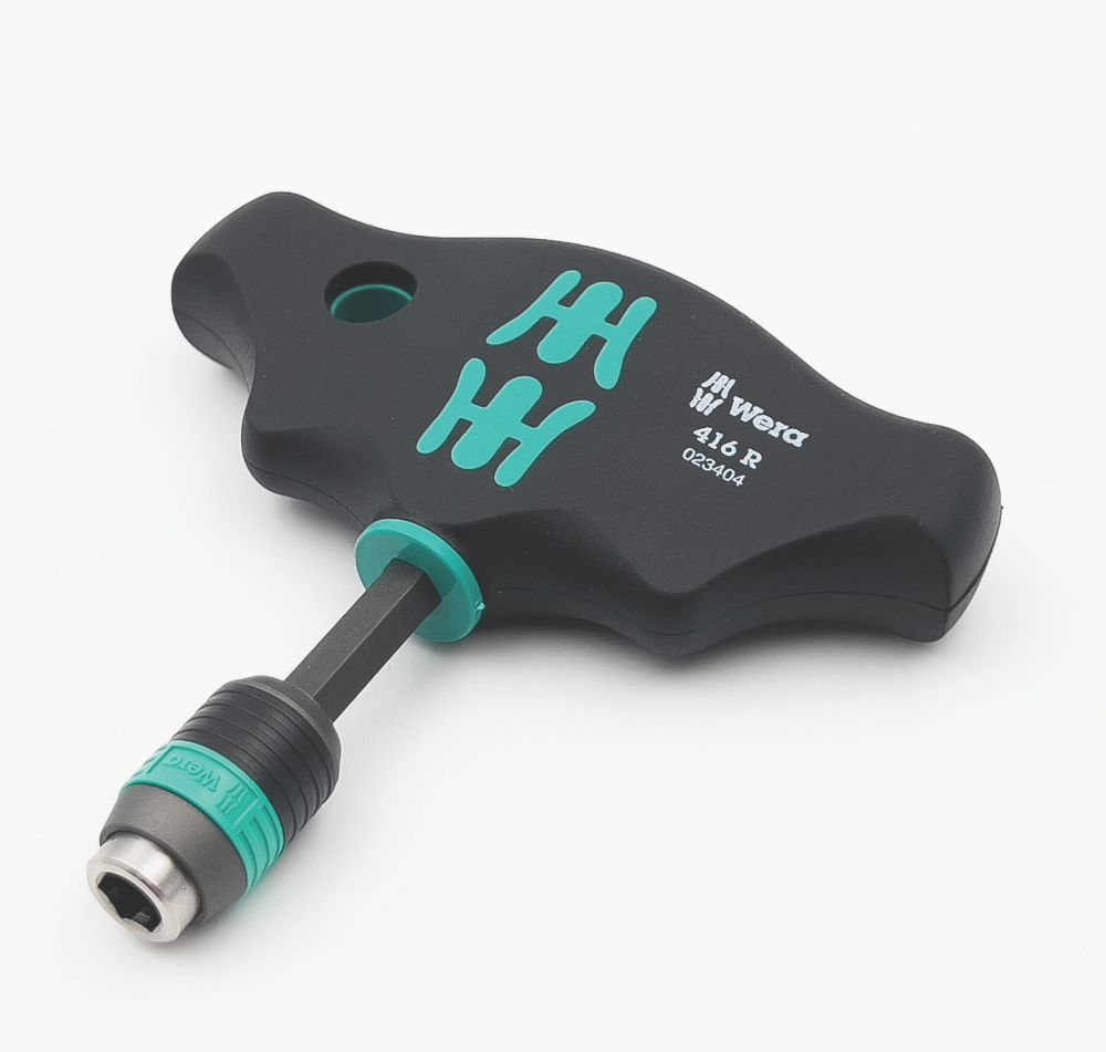 Wera 416 R 1/4" Hex Rapidadaptor BitHolding Screwdriver Handle Screwfix