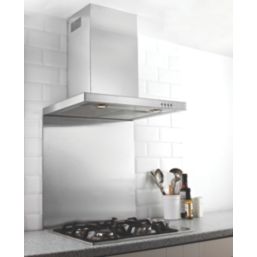 Hafele  Stainless Steel Catering Grade Splashback 900mm x 750mm x 8mm