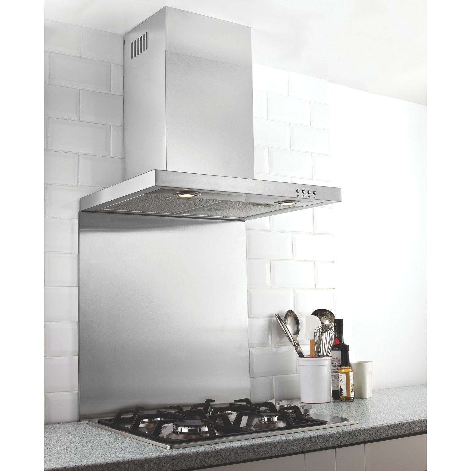 Hafele Stainless Steel Catering Grade Splashback 900mm x 750mm x 8mm (33517)
