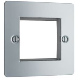 LAP  2-Module Modular Faceplate Polished Chrome