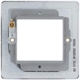 LAP  2-Module Modular Faceplate Polished Chrome