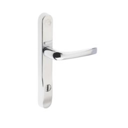 Mila ProSecure Enhanced Security Type B Door Handle Pair Polished Chrome