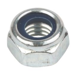 Easyfix BZP Steel Nylon Lock Nuts M5 100 Pack