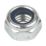 Easyfix BZP Steel Nylon Lock Nuts M5 100 Pack
