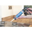 Soudal Stay Fresh Acetoxy Anti-Mould Sanitary Silicone Sealant Clear 290ml