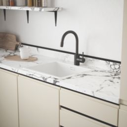 Rothley Matt Black Corner Profiles 2.5m x 15mm x 15mm 3 Pack