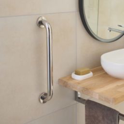 Glomma Straight Household Grab Rail Polished Chrome 450mm