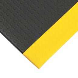 COBA  Anti-Fatigue Floor Mat Black/Yellow 0.9m x 0.6m x 9.5mm
