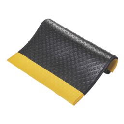COBA  Anti-Fatigue Floor Mat Black/Yellow 0.9m x 0.6m x 9.5mm