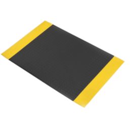 COBA  Anti-Fatigue Floor Mat Black/Yellow 0.9m x 0.6m x 9.5mm