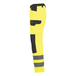 Site Ovett Hi-Vis Trousers Yellow & Black 34" W 32" L