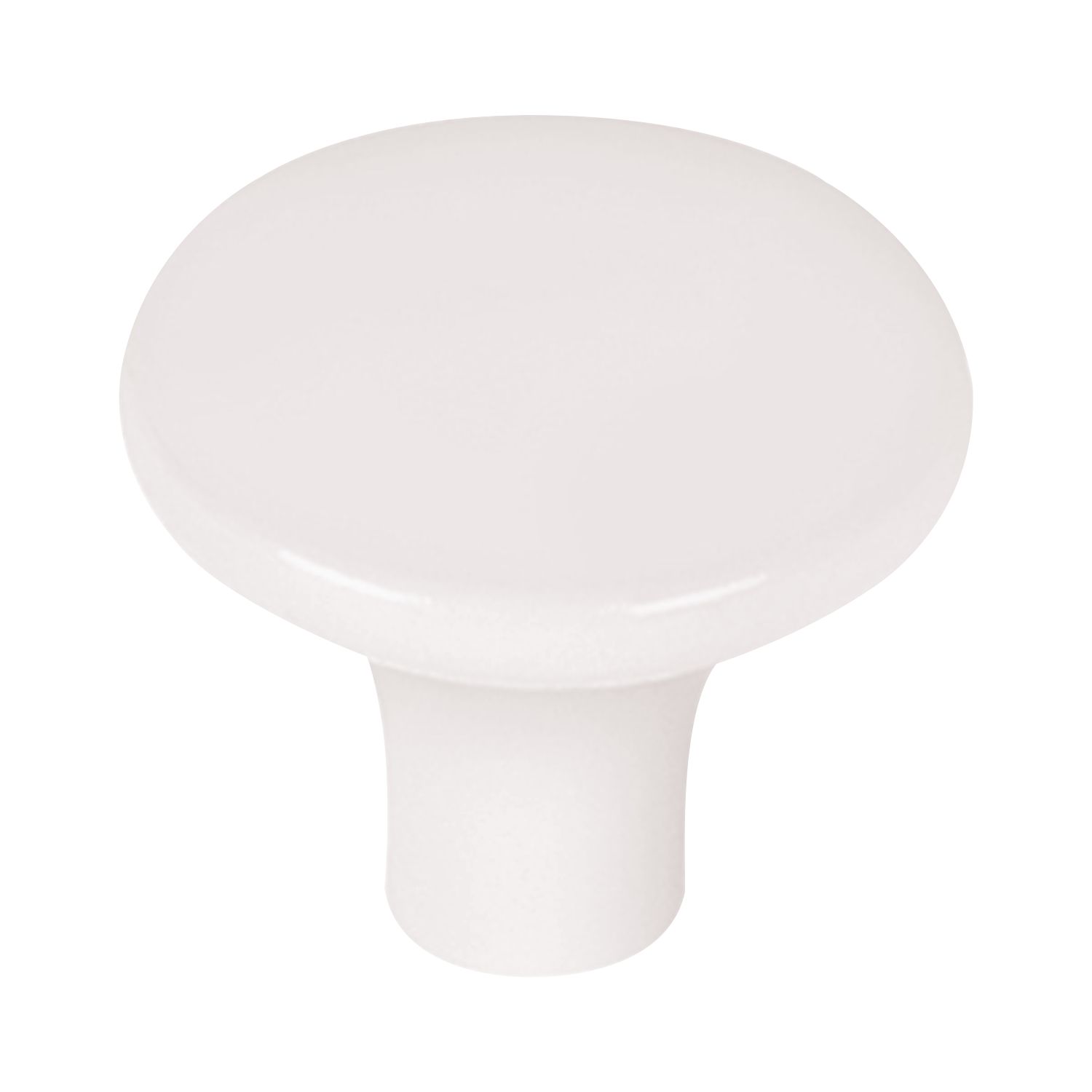 Essentials Decorative Round Cabinet Knobs White 30mm 6 Pack (335HP)