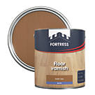 Fortress Floor Varnish Dark Oak  Satin 2.5Ltr
