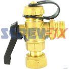 Vokera 1786 C-Water inlet valve/Stop Cock - Stands alone