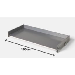 Essentials Soto Standard Drawer Box Matt Grey 1000mm