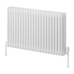 Reina 600mm x 1000mm 5646BTU White Horizontal 2 Column Radiator