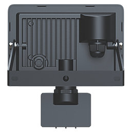 LAP Weyburn Outdoor LED Floodlight With PIR Sensor Black 20W 2000lm