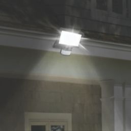 LAP Weyburn Outdoor LED Floodlight With PIR Sensor Black 20W 2000lm