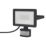 LAP Weyburn Outdoor LED Floodlight With PIR Sensor Black 20W 2000lm