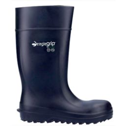 Amblers AS1004 Metal Free  Safety Wellies Black Size 10