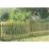 Forest Heavy Duty Picket  Fence Panels Natural Timber 6' x 3' Pack of 3