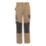 Site Coppell Trousers Tan/Black 30" W 32" L