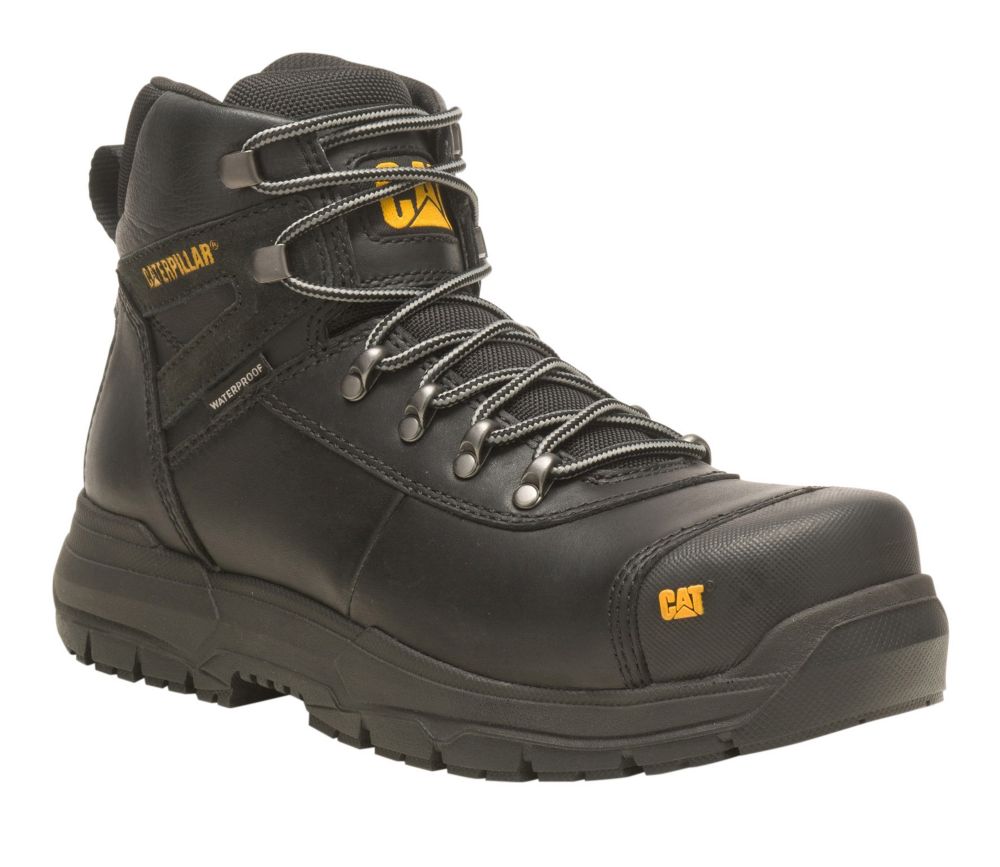 CAT Pneumatic 2.0 Size 8 Black Waterproof Steel Toe Cap Safety