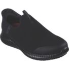 Skechers Cessnock - Gwynedd Size 4 Womens Black  Slip-On Occupational Work Trainers