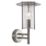 Saxby York Outdoor Wall Light Brushed Stainless Steel