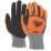MCR Safety IP1052NS Impact & Cut Protection Gloves Black/Orange Large