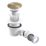 Flomasta  Shower Trap with Inner Basket Brushed Brass 90mm
