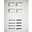 Ximax Fortuna Open Designer Towel Radiator 1512mm x 600mm White 2840BTU
