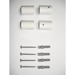 Ximax 1512mm x 600mm 2840BTU White Flat Designer Towel Radiator