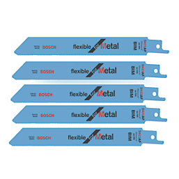 Bosch  S 922 AF Flexible Metal Reciprocating Saw Blades 150mm 5 Pack