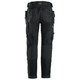 Snickers 6902 Stretch Work Trousers Black 36" W 30" L