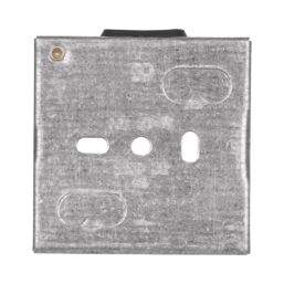 Tower  1-Gang Galvanised Steel  Knockout Back Box 16mm